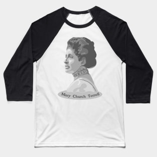 Mary Church Terrell Portrait Baseball T-Shirt